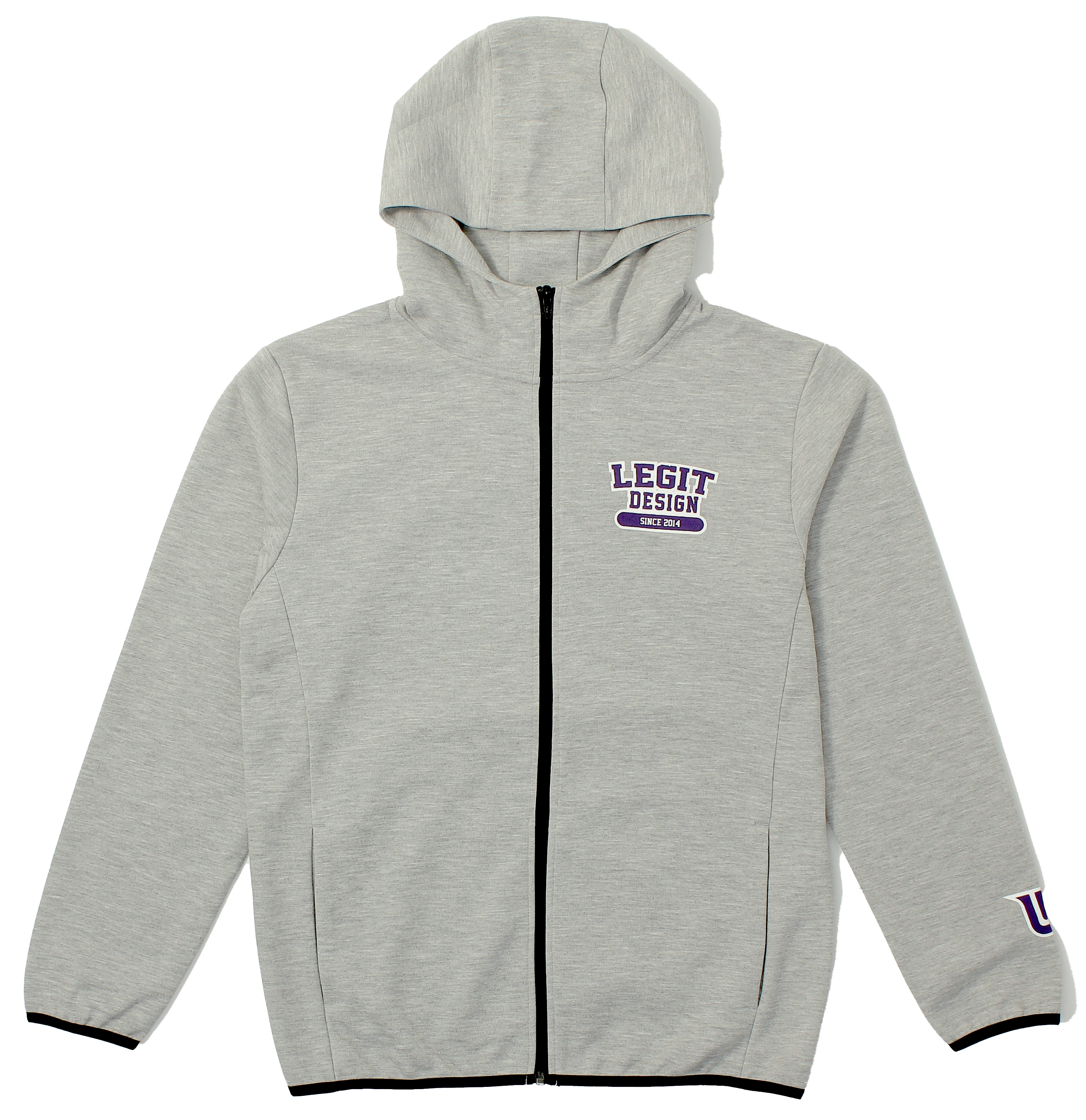 70'sジップアップパーカー カレッジパーカー Parka_Front.png?v=1699343224