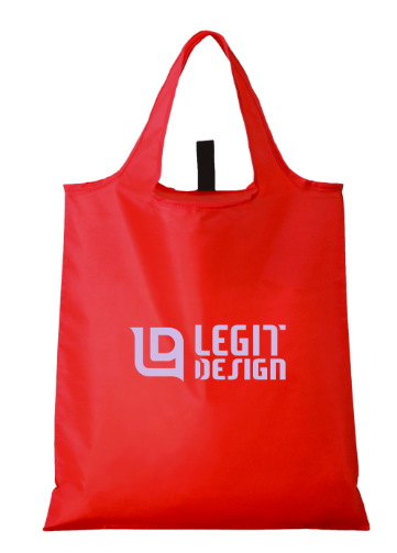 ショッピングトート LEGIT DESIGNパープルロゴ