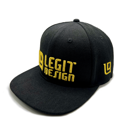 LDゴールドロゴ刺しゅうキャップ